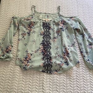 Womens off the shoulder shirt